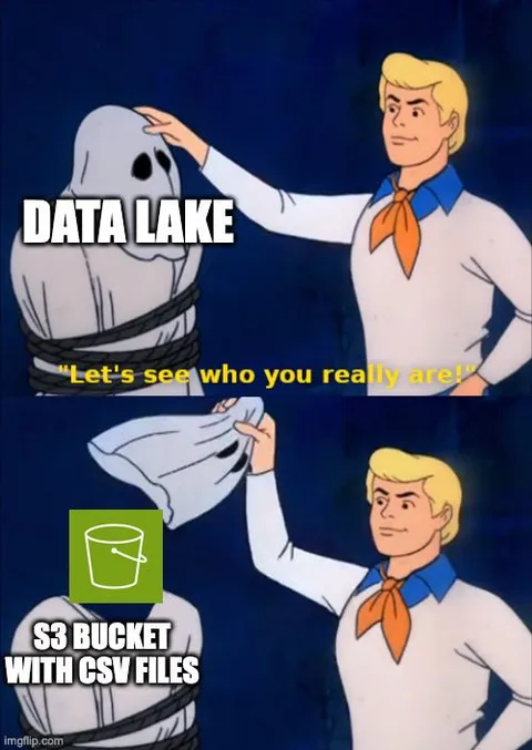 Data Lake CSV Bucket Reveal