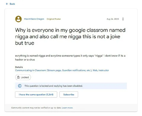 Everyone Named the Same in Classroom