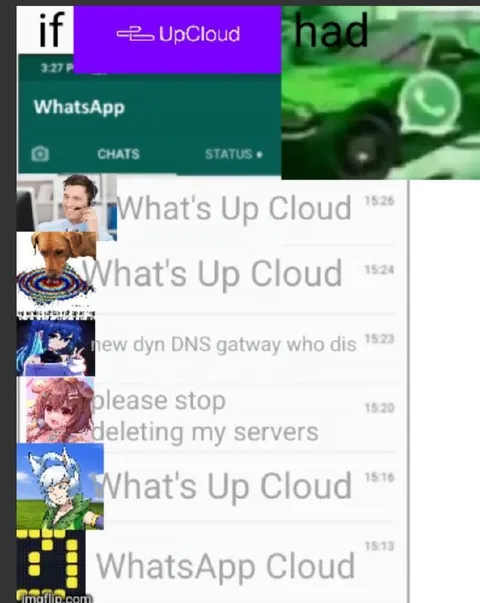 If UpCloud Had WhatsApp