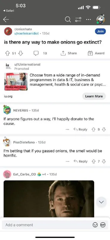 Onions Must Go Extinct