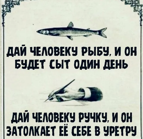 Дай человеку рыбку