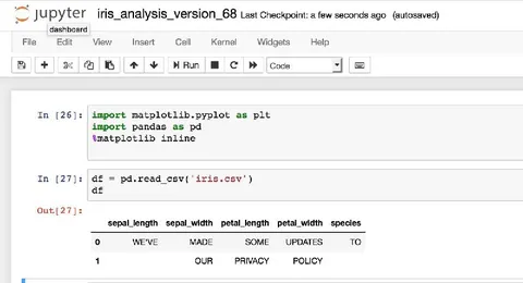 Iris Dataset Privacy Policy Update