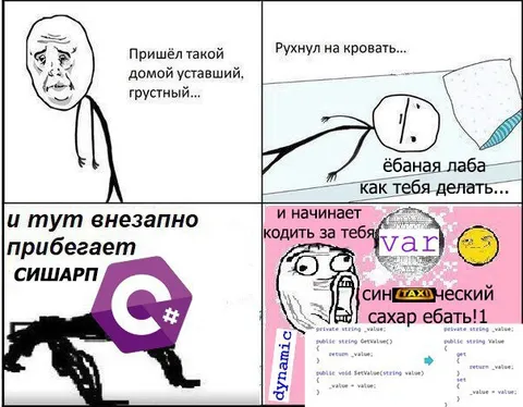 Сишарп кодит за тебя