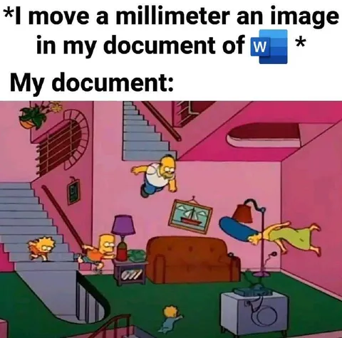 Word Document Falls Apart