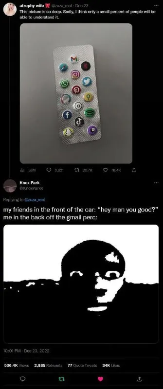 Deep Gmail Blister Pack Meme