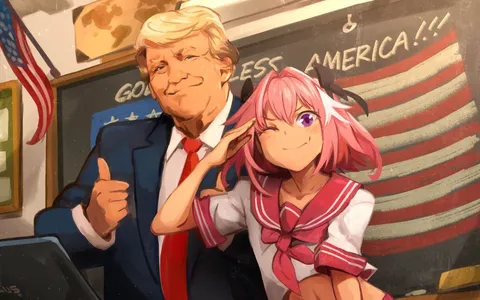 God Bless America Anime Salute