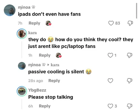 iPads Have Silent Fans
