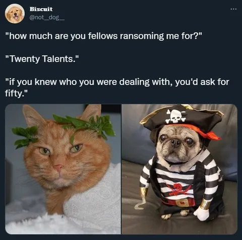 Twenty Talents Ransom Joke