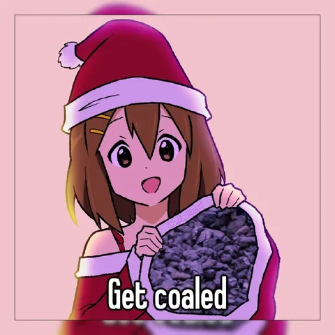 Get Coaled Christmas Anime Girl