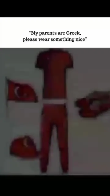 Greek Parents Pick Turkey Outfit