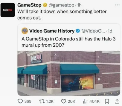 GameStop Halo 3 mural