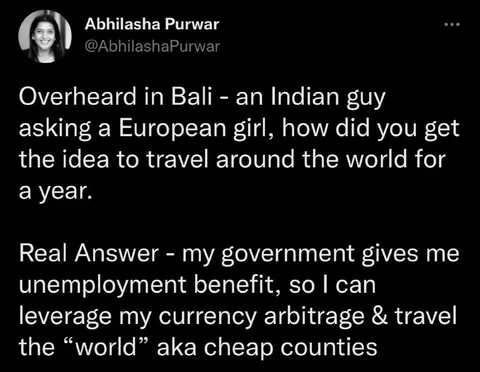 Traveling the World on Benefits
