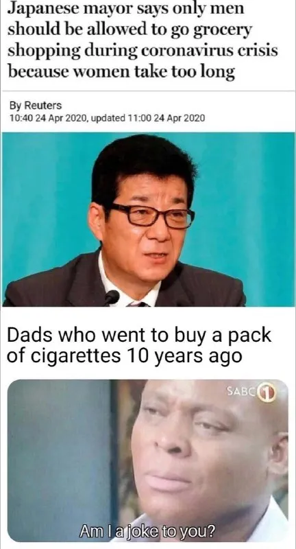 Dads Who Went for Cigarettes