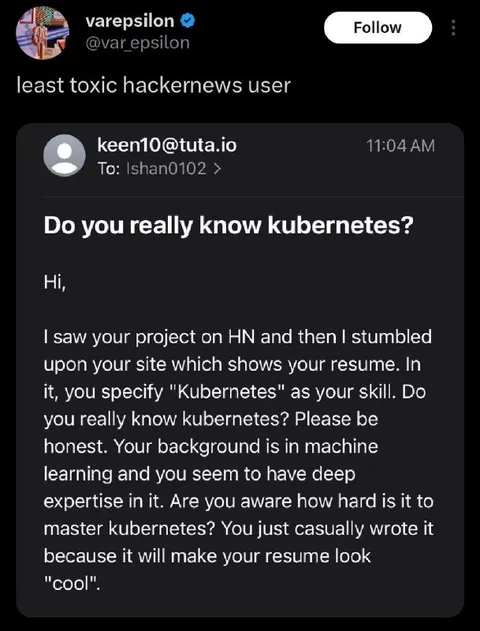 Least Toxic Hacker News User