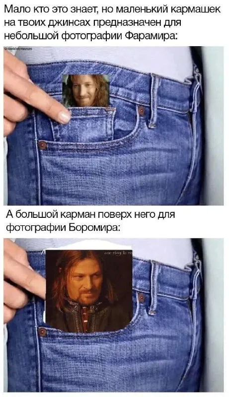 Карман для Фарамира и Боромира