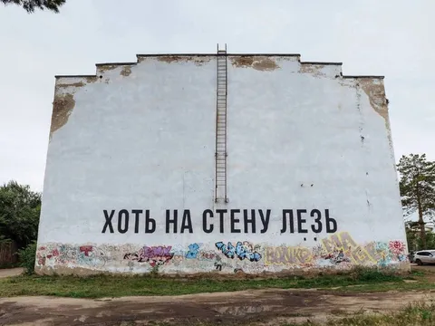 Хоть на стену лезь
