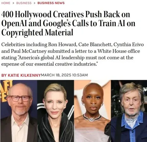 Hollywood Creatives Push Back on AI