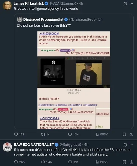 4chan Identifies Charlie Kirk Killer