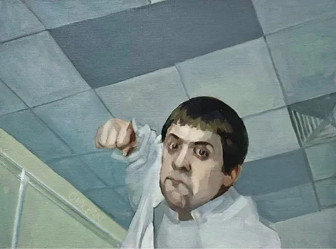 Мистер Бин с кулаком