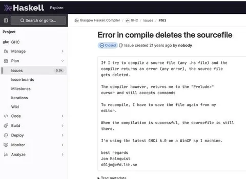 Compiler Deletes Source File
