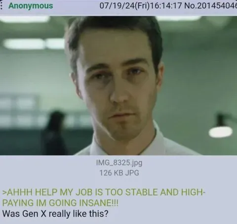 Stable High-Paying Job Panic