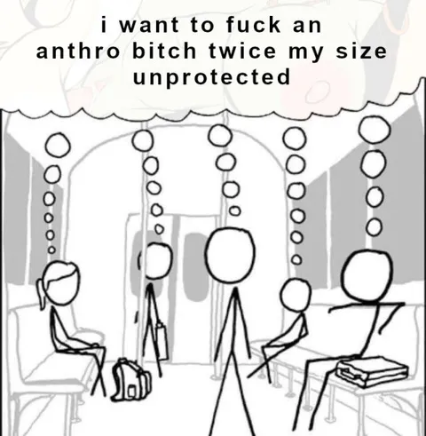 Anthro Fantasy on Public Transit
