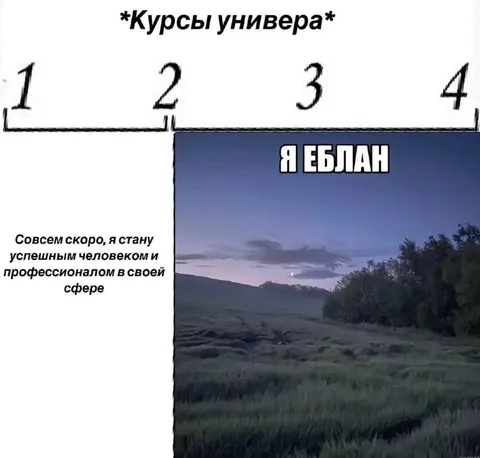 Курсы университета и провал
