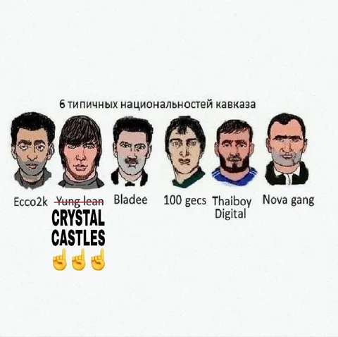 Типичные национальности Кавказа