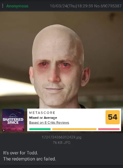 Todd's Redemption Arc Failed