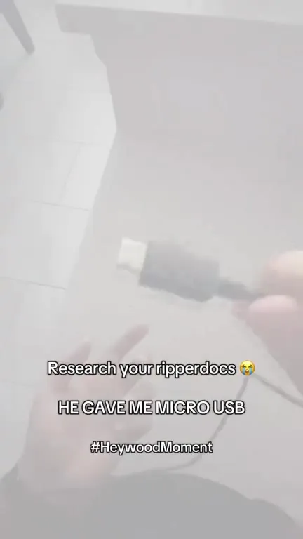 He Gave Me Micro USB