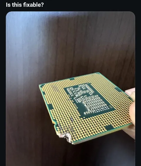 Damaged CPU Is This Fixable