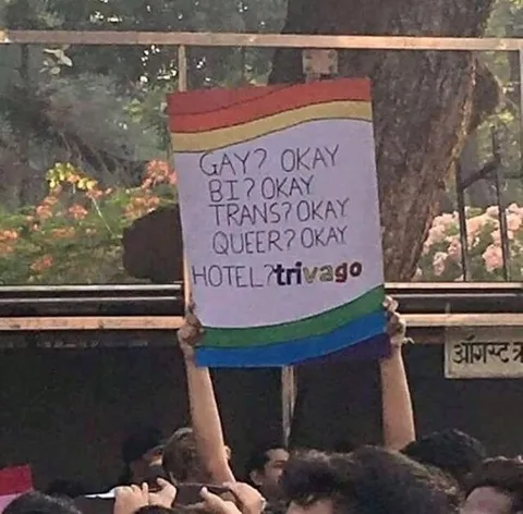LGBTQ Hotel Trivago Sign