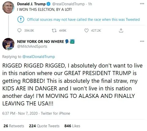 Trump Election Reply Meltdown