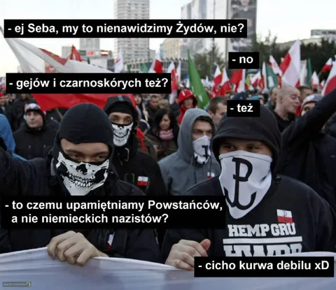 Cicho kurwa debilu xD