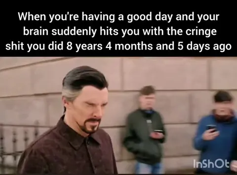 Cringe Memory Hits Suddenly