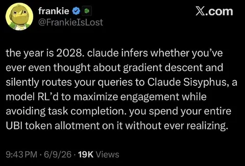 Claude Sisyphus Uses Your UBI Tokens