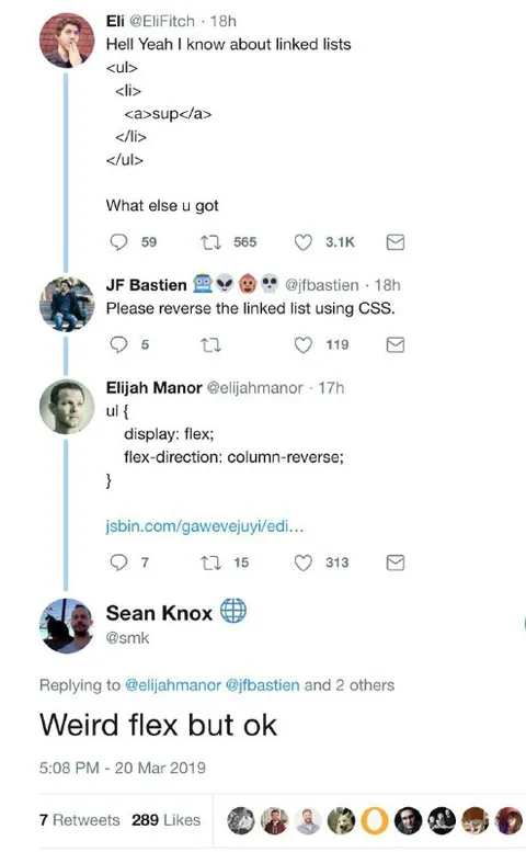 Weird Flex But Okay CSS