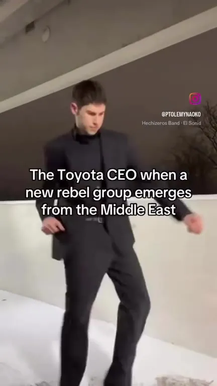 Toyota CEO Starts Dancing