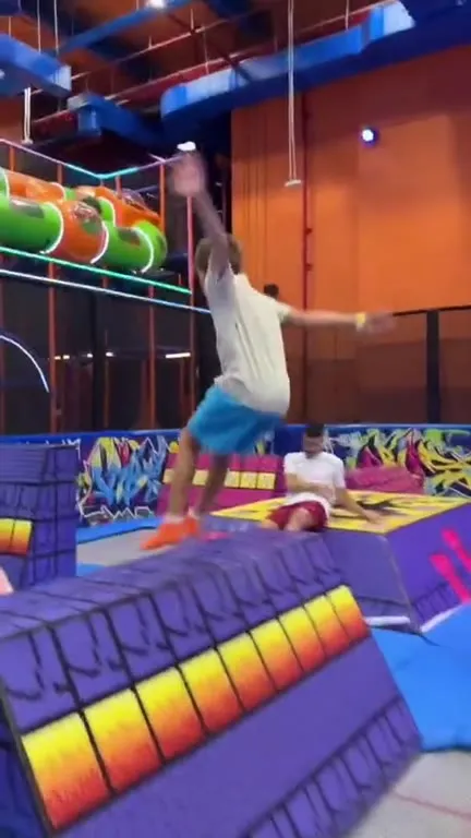 When Dad's Babysitting at the Trampoline Park