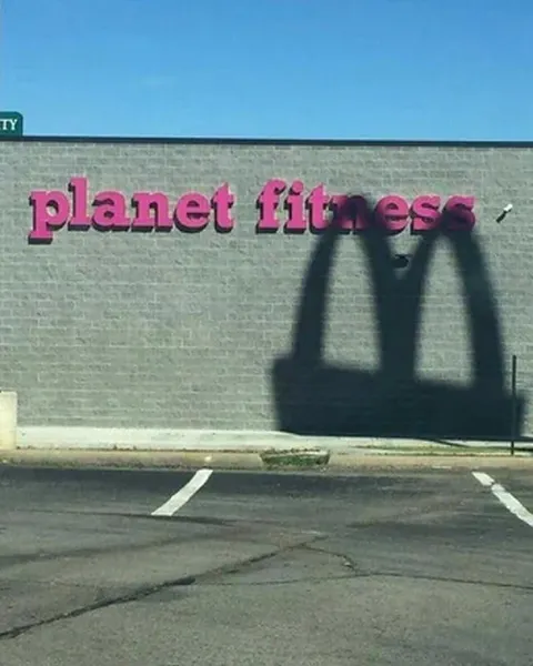 Planet Fitness McDonald's Shadow