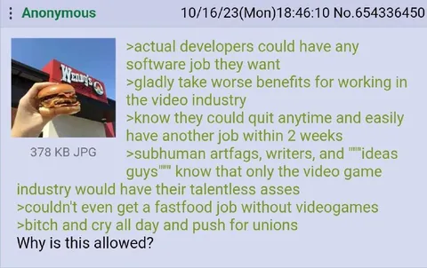 Game Developers Complain About Game Jobs