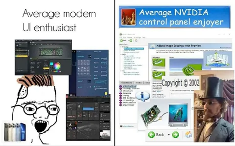 Average NVIDIA Control Panel Enjoyer