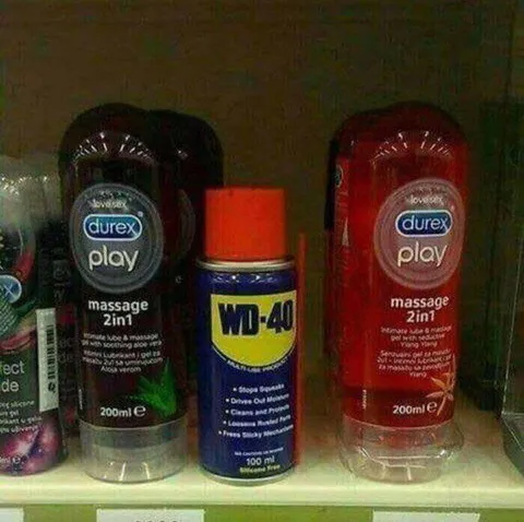 Durex Next to WD-40