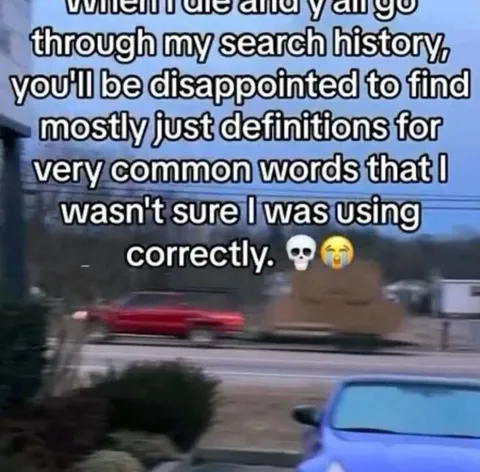 Search History Is Just Definitions
