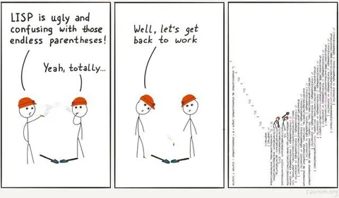 LISP Parentheses and Real Work