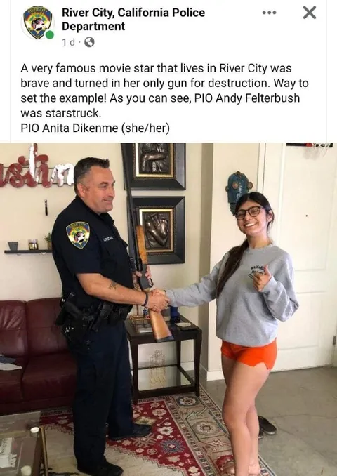 Famous Star Turns In Her Gun