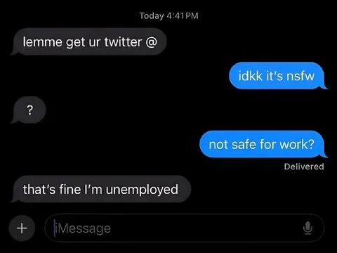 NSFW Twitter Handle