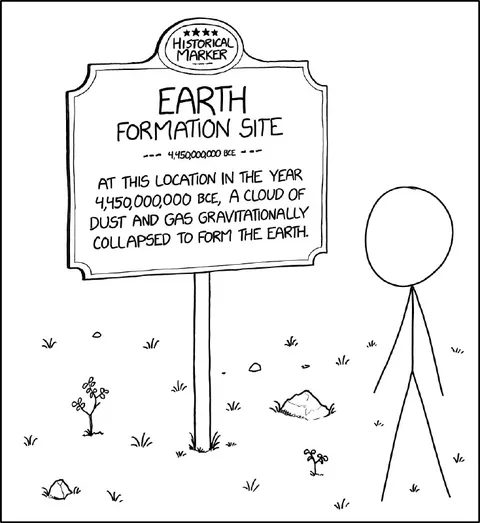 Earth Formation Historical Marker