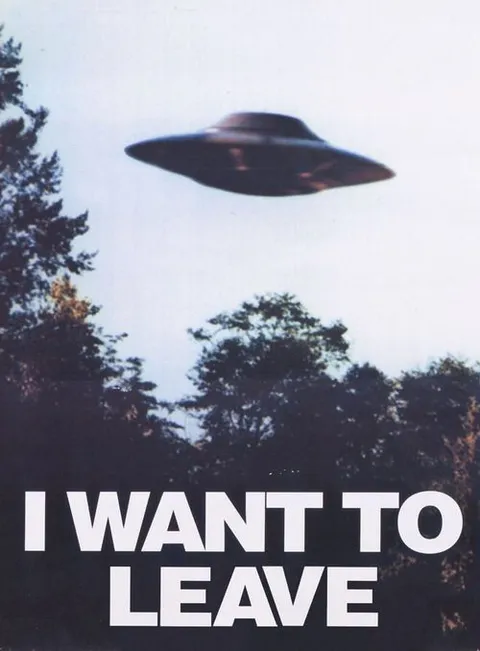 I Want to Leave UFO Meme