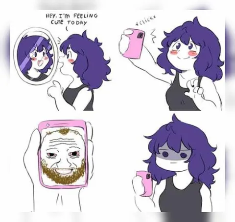 Feeling Cute Until the Camera Clicks